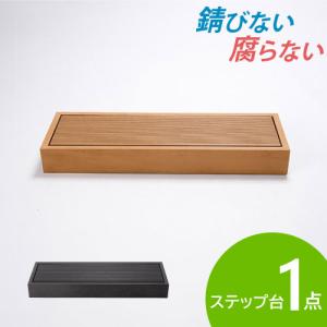 JJ PROHOME エクステリア 連結デッキT5型用 人工木アルミ連結ステップ