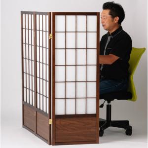 法人送料無料 衝立 3連 高さ120cm 屏風...の詳細画像2