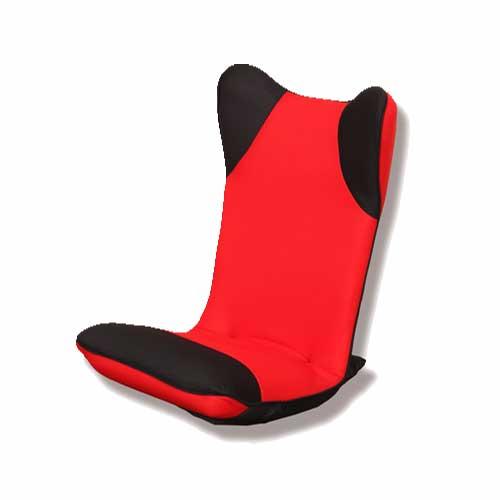 座椅子 ハイバック 布張り座椅子 1人用チェア メッシュ生地 1人掛け シンプルチェア フロアチェア...