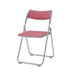 オカムラ（okamura） パイプ椅子 ビニールレザー張り 折りたたみチェア