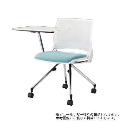 スタッキングチェア キャスター付き 送料無料 テーブル付き メモ台付き タブレット付き ミーティング...