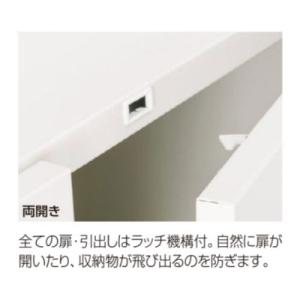 両開き書庫 6段 幅900×奥行450×高さ2...の詳細画像2