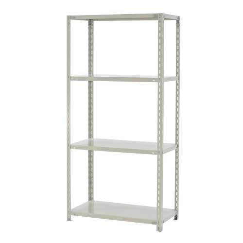 スチールラック 幅88×奥行45×高さ180cm 4段 120kg/段 軽量ラック 業務用 収納棚 ...