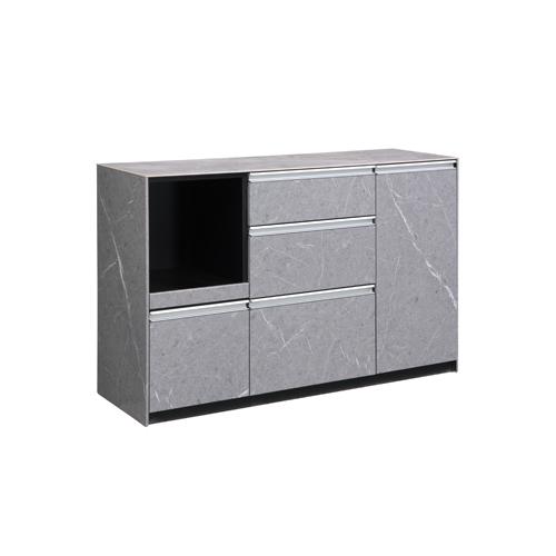 キッチンカウンター 幅1400×奥行400×高さ900mm セラミック天板 キッチンボード 家電ラッ...