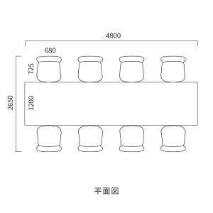 法人限定 フリーアドレスデスク セット 8人用...の詳細画像4