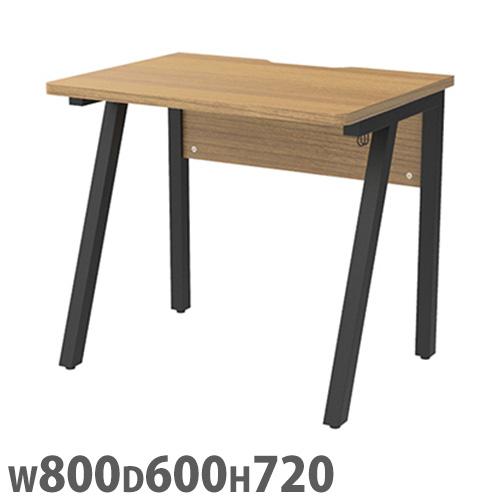 法人限定  ワークデスク スチール脚 幅800×奥行600mm 作業机 パソコンデスク スチールデス...