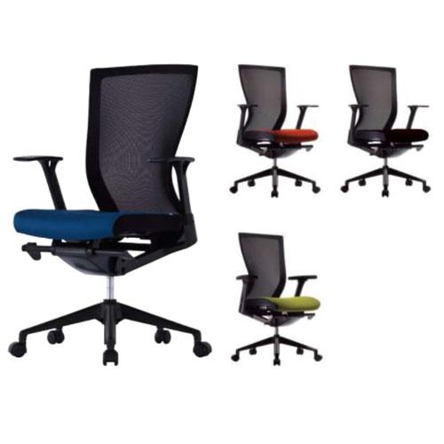 オフィスチェア メッシュチェア デスクチェア ハイバック おしゃれ 疲れにくい ブルー レッド ブラ...