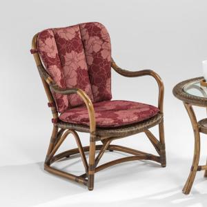 KAZAMA 台数限定！ラタンの老舗カザマ アコルデアームチェア 01-0446