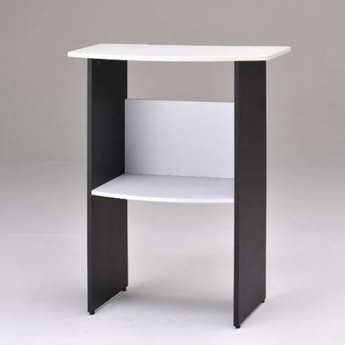 受付カウンター 幅80×奥行40×高さ100cm 電話台 電話スタンド 受付台 ファックス台 無人カ...