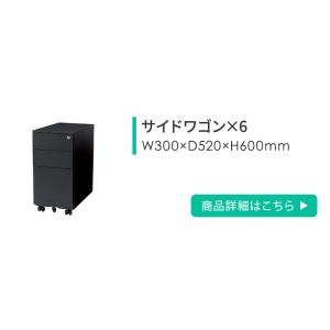 法人限定 オフィスデスク セット 6人用 ワー...の詳細画像4