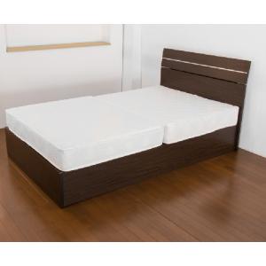 友澤木工 収納付きベッド シングル マットレス付き 幅97×長さ208×高さ