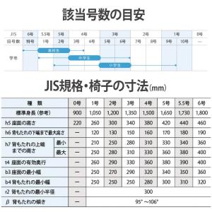 SSデスクチェアセット 可動式 新JIS規格 ...の詳細画像4