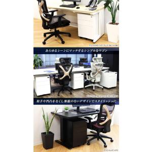 デスクワゴン 3段 シリンダー錠 サイドワゴン...の詳細画像2