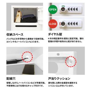 パーソナルロッカー 8人用 2列4段 メールロ...の詳細画像5