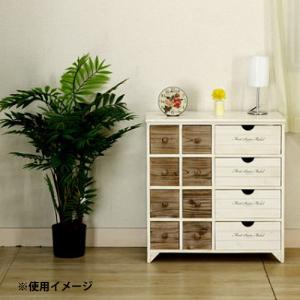 木製チェスト 4段 3列 タンス 引き出し 桐...の詳細画像1