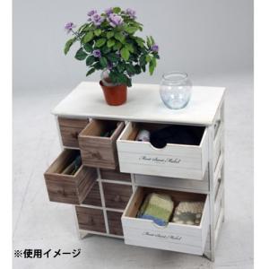 木製チェスト 4段 3列 タンス 引き出し 桐...の詳細画像2