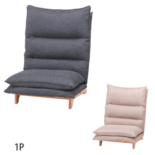 ダブルクッション座椅子 フィット2 1P 幅700×奥行800〜1200×高さ940mm 座面高29...