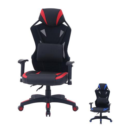 ゲーミングチェア 幅685×奥行655×高さ1180〜1255mm メッシュチェア オフィスチェア ...