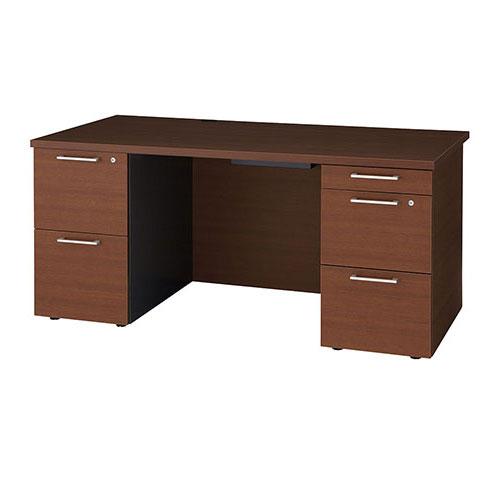 両袖机 幅1600×奥行800×高さ720mm オフィスデスク ワークデスク パソコンデスク 事務机...