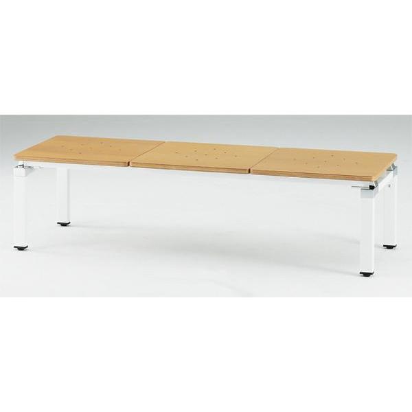 法人限定  ロビーチェア 幅1500mm 3人掛け 長椅子 待合椅子 ロビーベンチ 木製 病院 クリ...