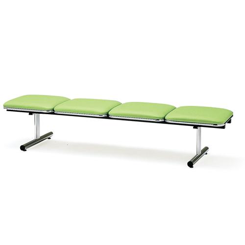 法人限定  ロビーベンチ 4人用 ベンチ 待合椅子 長椅子 ロビーチェア 病院 待合室 受付 オフィ...