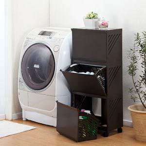 クレバン323 ランドリーチェスト 3段 キャスター付き ランドリーボックス ランドリーバスケット サニタリーチェスト ランドリーラック 北欧 212719-212740