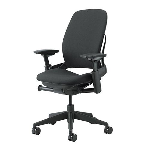 リープ Steelcase APモデル ブラックフレーム オフィスチェア デスクチェア オフィス 会...