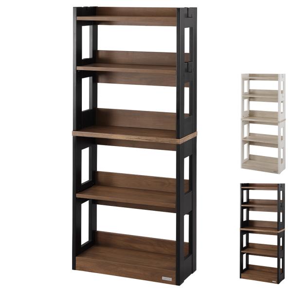 シェルフ 木製 5段 収納棚 収納ラック 書棚 オープンラック キャビネット ラック 本棚 棚 収納...