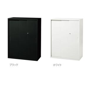 法人限定 A4書庫 高さ1050mm 3枚引き...の詳細画像1