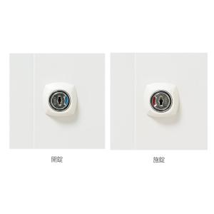 法人限定 A4書庫 高さ1050mm 3枚引き...の詳細画像5