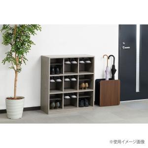 スリッパラック 9人用 幅820×奥行350×...の詳細画像1