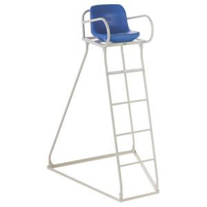 法人限定 テニス審判台 ステンレス製 座面高150cm ソフトテニス用 テニスコート 試合 審判用チェア テニス スポーツ施設 学校 校庭 部活動 S-0246