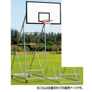 法人限定 バスケットゴール 一般用 定置式 安全配慮設計 リング ネット付き バスケットボール ゴール 体育用品 練習用品 スポーツ用品 学校 公園 S-9365