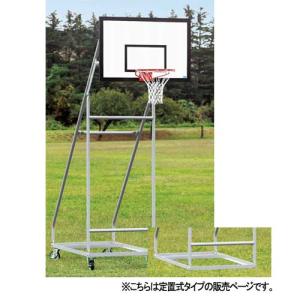 法人限定 バスケットゴール ジュニア用 定置式 体育用品 バスケットボール用ゴール スポーツ用品 部活動 体育 クラブ活動 公園 校庭 教育施設 S-9367