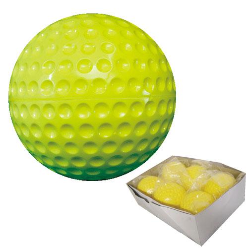 ソフトボール マシン練習用 3号 一般用 6個入り 検定落ち球 ナイガイ ウレタンボール ボール 球...