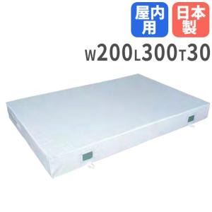 エバーマット 室内用ソフトマット 二つ折り 厚さ20cm 体操マット 150