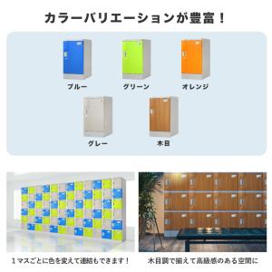プラスチックロッカー 3人用 ロッカー 1列3...の詳細画像5