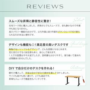 天板 電動昇降デスク用 幅1400×奥行600...の詳細画像2