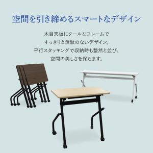 倉庫受取限定 会議用テーブル 幕板なし 幅12...の詳細画像3
