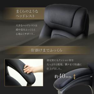 オフィスチェア エグゼクティブチェア ハイバッ...の詳細画像5