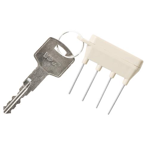 ダイヤル錠用マスターキー 番号検索キーWECC プラスチックロッカー 専用オプション ウェック プラ...