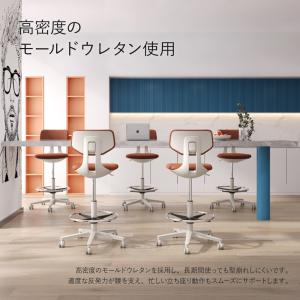 ナーススツール キャスター付 固定脚 ロー ナ...の詳細画像4