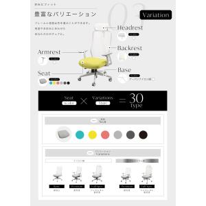 オフィスチェア 肘なし メッシュチェア 高機能...の詳細画像5