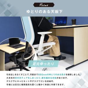 オフィスデスク 幅100cm 奥行70cm 1...の詳細画像5