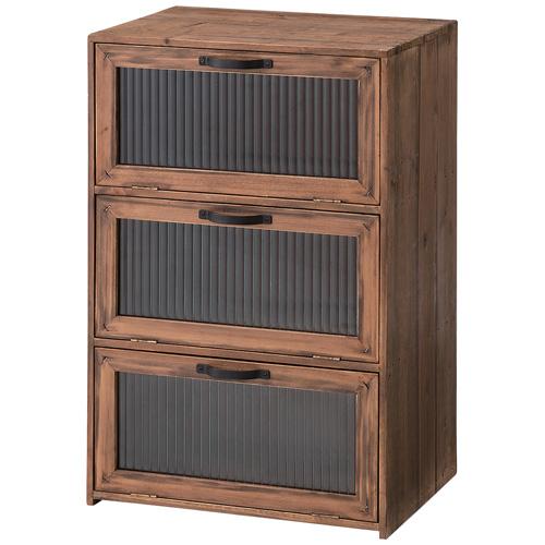 チェスト 3段 木製 キャビネット 収納棚 タンス 収納ケース 収納家具 書類棚 食器棚 衣類収納 ...