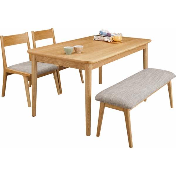 ダイニングセット 4人掛け 木製 ダイニングテーブル ダイニングチェア ベンチ リビングテーブル 食...