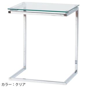サイドテーブル ガラス テーブル ナイトテーブ...の詳細画像1