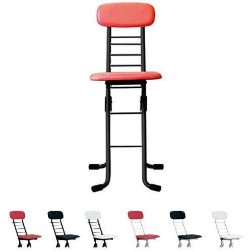 折りたたみ椅子 幅350×奥行480×高さ790mm ウレタンシート フォールディングチェア 肘なし...