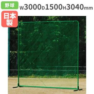 SANWA TAIKU 法人限定 防球ネット 幅3m 高さ2m アルミ製 軽量 自立式