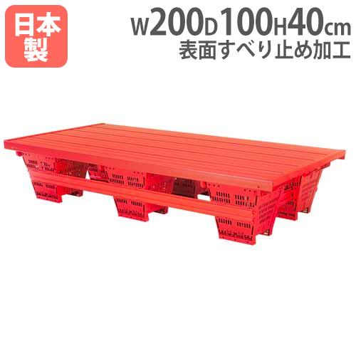 法人限定 折りたたみプールフロア2 幅200×奥行100×高さ40cm 日本水泳連盟推薦品 水泳教室...